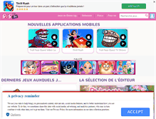 Tablet Screenshot of girlsgogames.fr